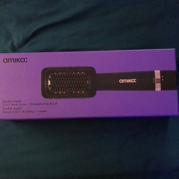 Amika double agent 2-in-1 dryer and straightening brush. - Picture 1 of 2